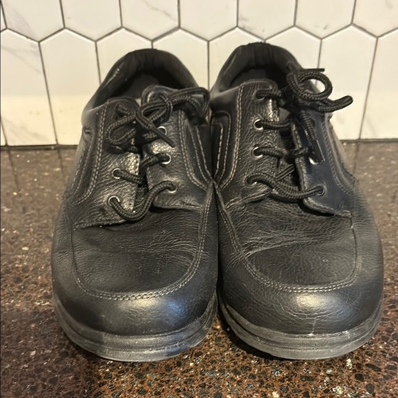 Rockport EurekaBlack Leather Oxford Shoes Memory Foam Men's US 11 - Picture 2 of 9